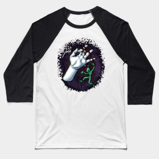 alien caught red handed illustration Baseball T-Shirt